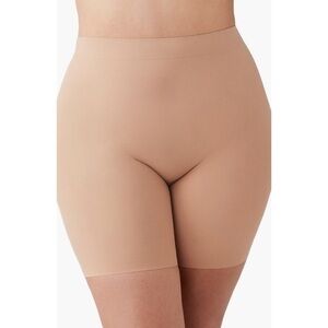 WACOAL 805387 PRALINE SHAPE REVELATION HOURGLASS THIGH SHAPING SHORTS SZ S NWT
